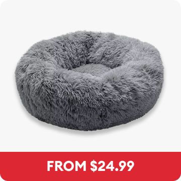 FurHaven Calming Cuddler Donut Medium Bed & the callout, From $24.99