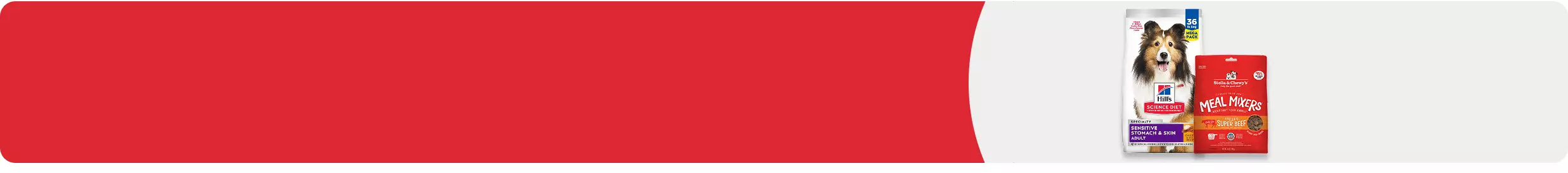 Hill's Science Diet dog food with Stella & Chewy's Meal Mixers