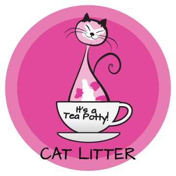 It's a tea potty cat litter logo