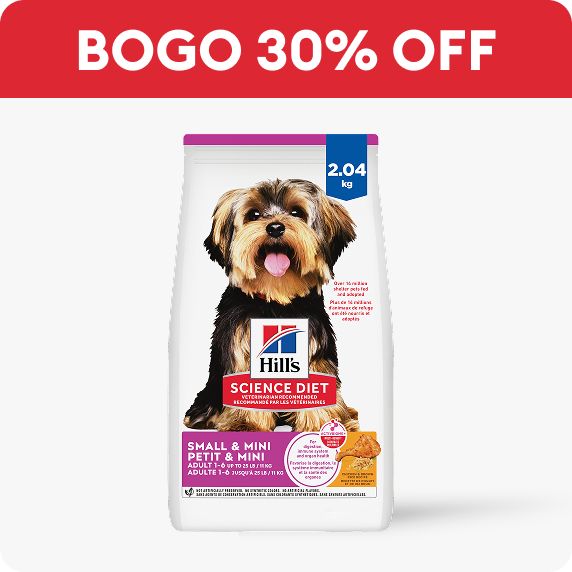 A bag of Hills Science Diet dog food