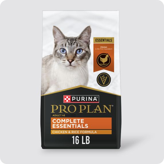 Bag of Purina Pro Plan cat food