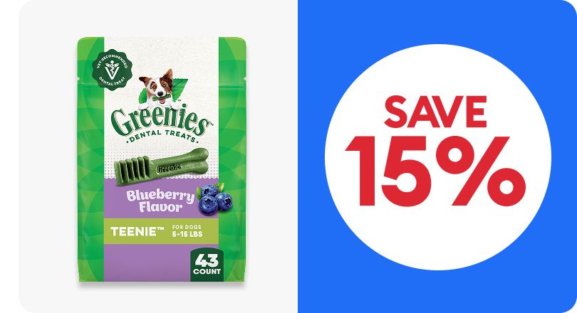 Bag of Greenies Dental Treats