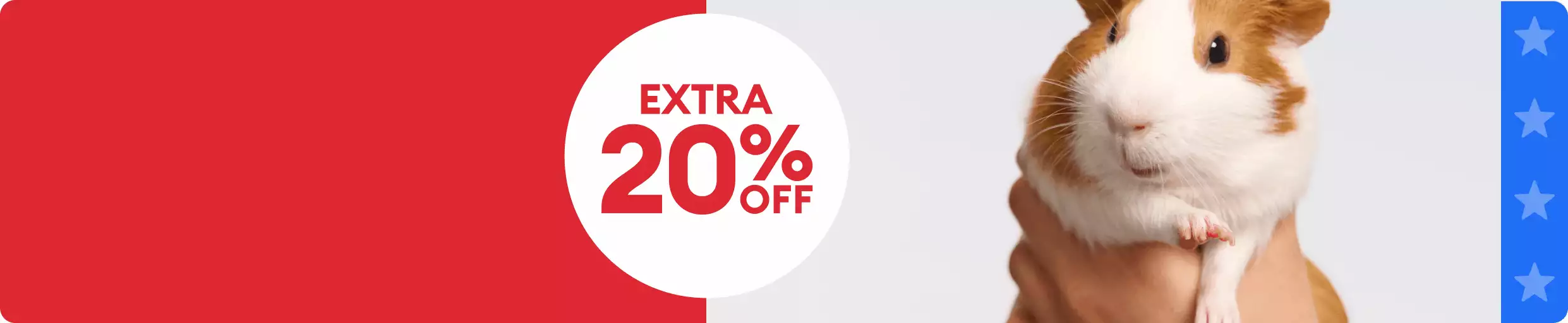 20% off with small animal