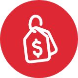 Icon of price tags