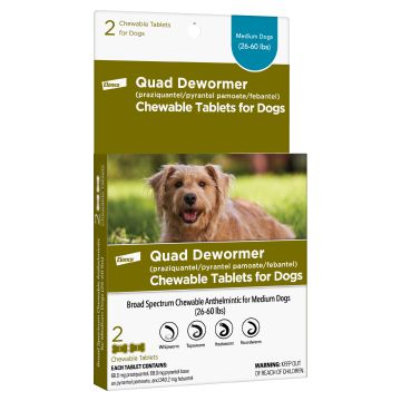 Elanco Quad Dewormer Chewable Tablets