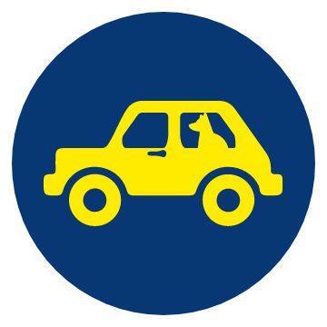 pet travel and access icon