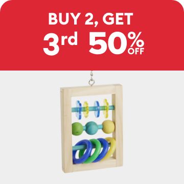 Buy 2, get 3rd 50% OFF
