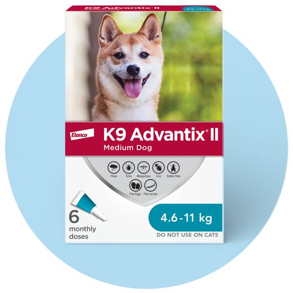 K9 Advantix II Medium Dog Topical Flea & Tick Treatment		