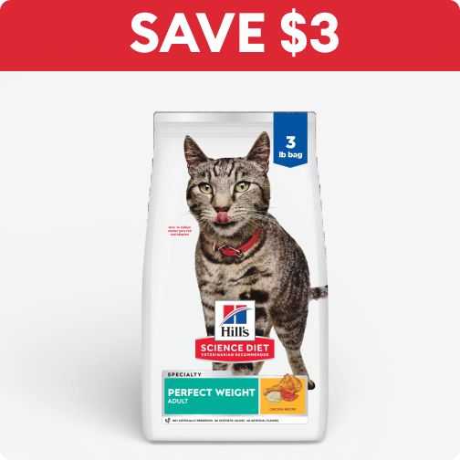 Save $3 text & a bag of Hill's Science Diet cat food