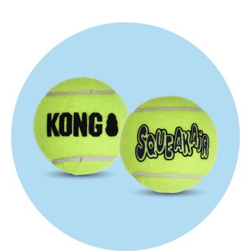 KONG AirDog Tennis Ball Set Squeaker pack