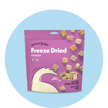 Wiggles & Wags freeze-dried chicken treats