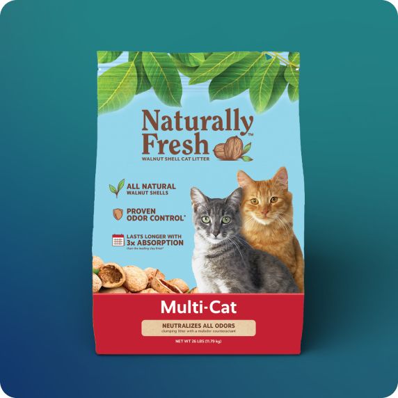 Naturally Fresh Multi-Cat Walnut Cat Litter