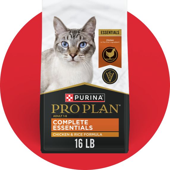 Bag of Purina Pro Plan cat food