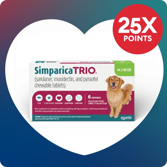 Simparica Trio flea & tick chewable tablets