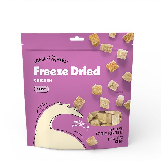 Wiggles & Wags Freeze Dried Chicken Dog Treats