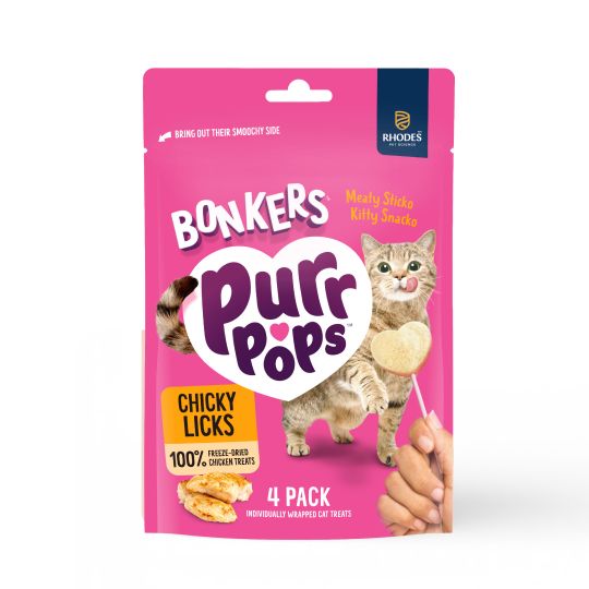 Bonkers Purr Pops Lickable Cat Treats