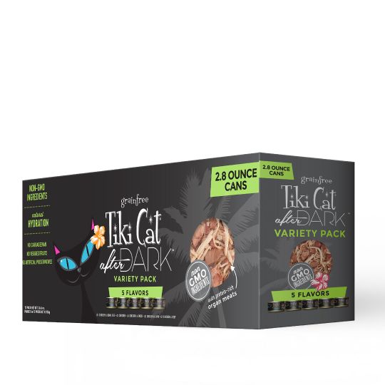 Tiki Cat After Dark wet cat food variety pack