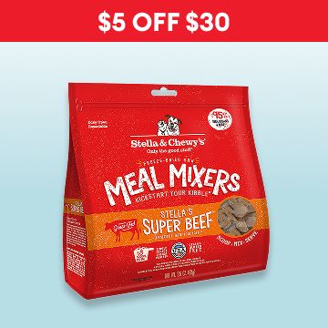Stella & Chewy's Meal Mixers & the callout, $5 OFF $30