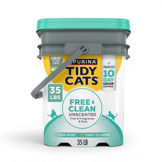 Purina Tidy Cats Free & Clean Natural Clumping Multi-Cat Clay Cat Litter