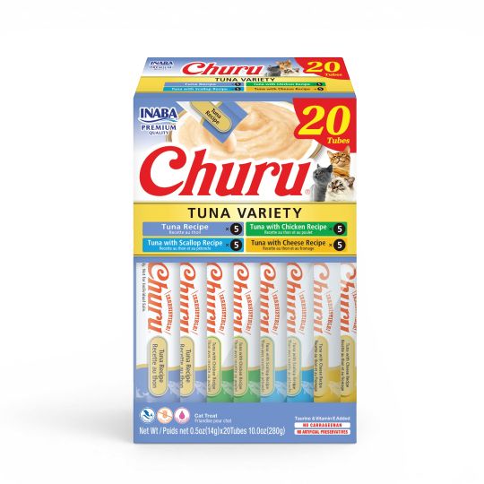 Inaba Churu Purees Lickable Cat Treats Variety Pack