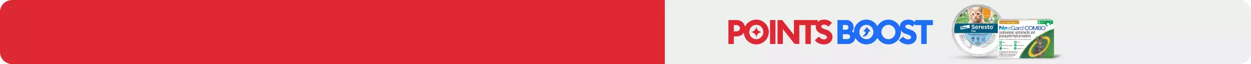 POINTS BOOST with Seresto & NexGard cat flea & tick products