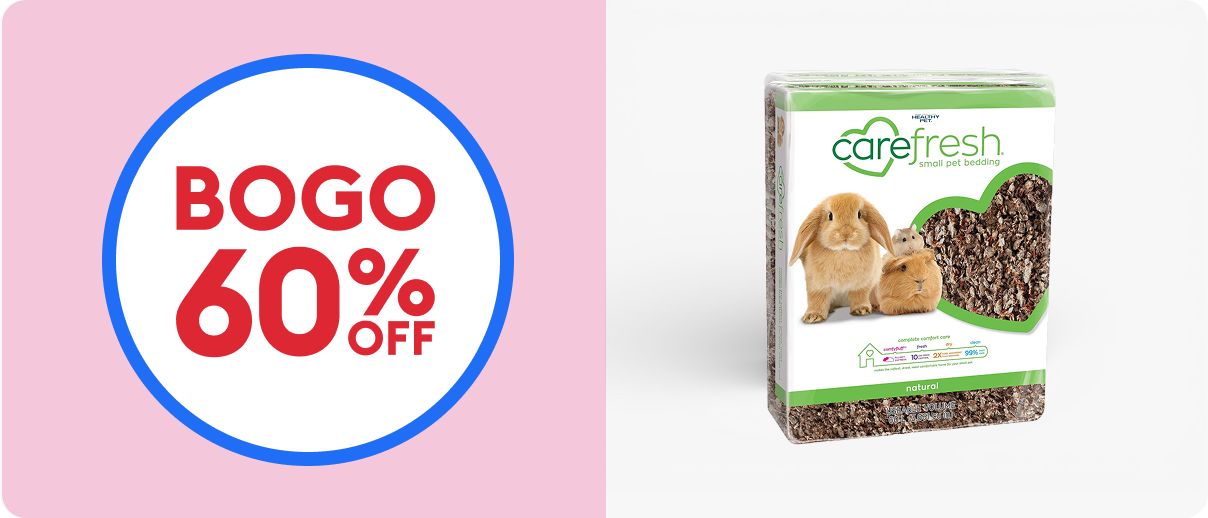 BOGO callout a bag of Carefresh bedding