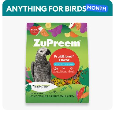A bag of bird food