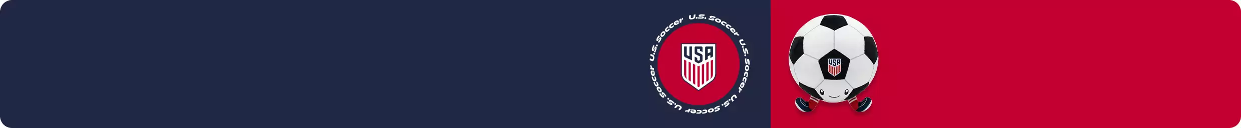 U.S. Soccer logo & soccer ball toy