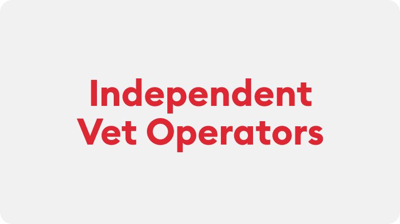 Independent vet Operators