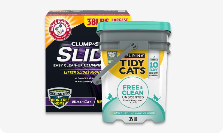 Arm & Hammer and Tidy Cats cat litter