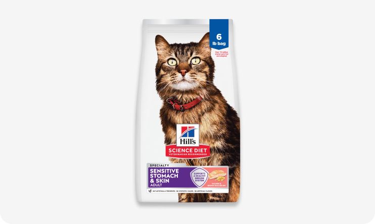Bag of Hill's Science Diet cat food