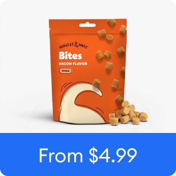 Wiggles & Wags Training Bites Bacon Dog Treats