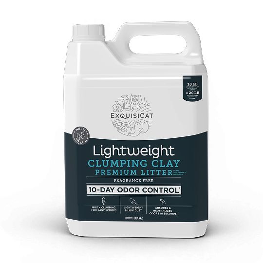 ExquisiCat Lightweight Clumping Litter Container