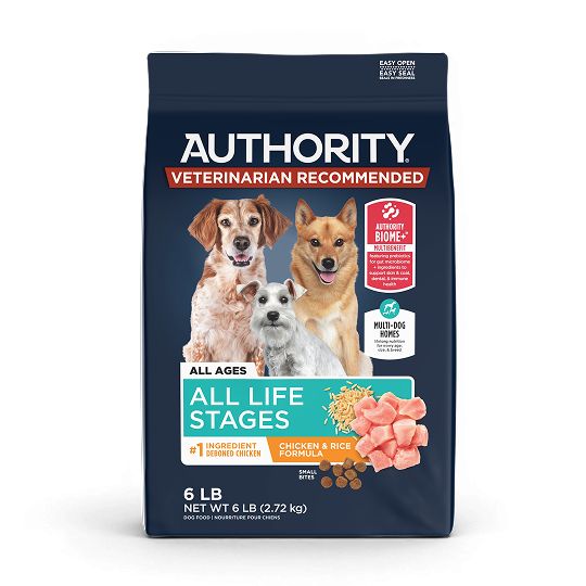 Authority Dry Dog Food All Life stages