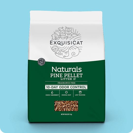 ExquisiCat Litter Multi-Cat Pine Pellet Cat Litter