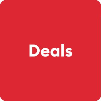 Deals callout on a red background