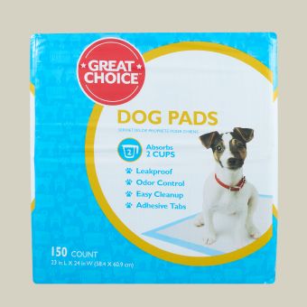 Package of Great Choice Disposable Dog Pads