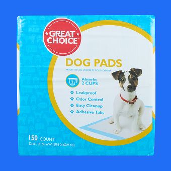 Package of Great Choice Disposable Dog Pads
