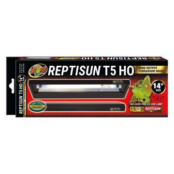 A Reptisun T5 HO terrarium light