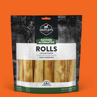 Dentley's Rawhide Free Retriever Rolls Dog Treats