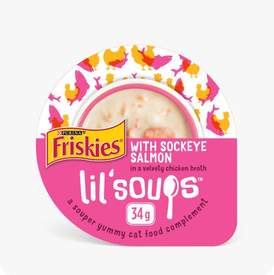 Friskies Lil' Soups in a Velvety Broth Cat Treat