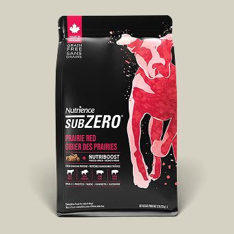 Bag of Nutrience SubZero Adult dog food