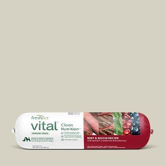 Freshpet Vital Grain Free Beef & Bison Dog Food
