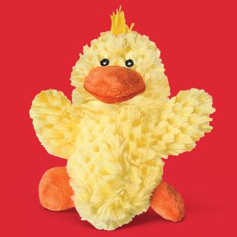 KONG Duck Plush Squeaker Dog Toy