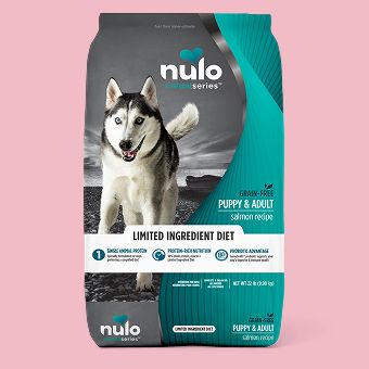 Bag of Nulo dog food