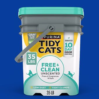 Purina Tidy Cats Free & Clean Natural Clumping Multi-Cat Clay Cat Litter