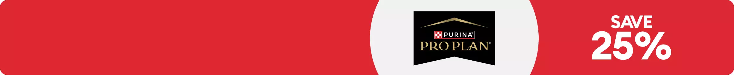 Save 25% with Purina Pro Plan logo