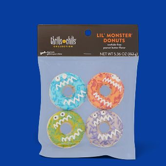 Thrills & Chills Lil' Monster Donuts Rawhide-Free Dog Treats
