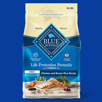 Blue Buffalo dog food bag