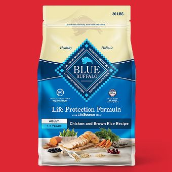 Blue Buffalo dog food bag